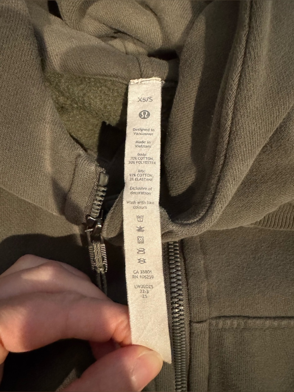 Lululemon Full Zip Scuba Jacket - Picture 3 of 3